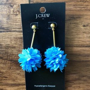 J. Crew Factory floral puff earrings